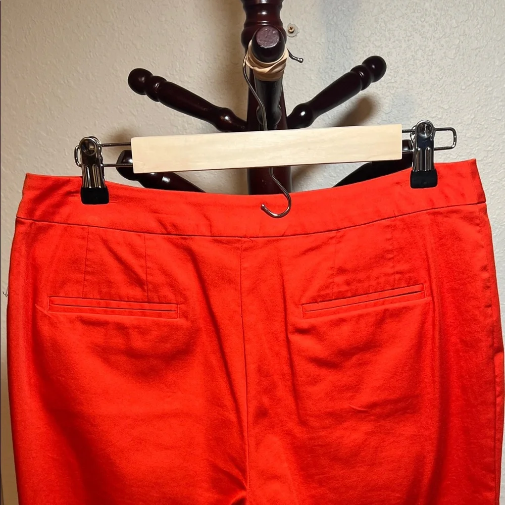 Chico's Orange Ankle Pants - Picture 4 of 5